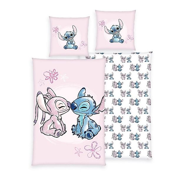 Herding Kinderbettwäsche Lilo & Stitch Bettwäsche 135 x 200 cm günstig online kaufen