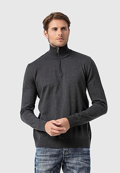 Cipo & Baxx Troyer "Pullover", 1 Stk. mit Troyer-Kragen günstig online kaufen