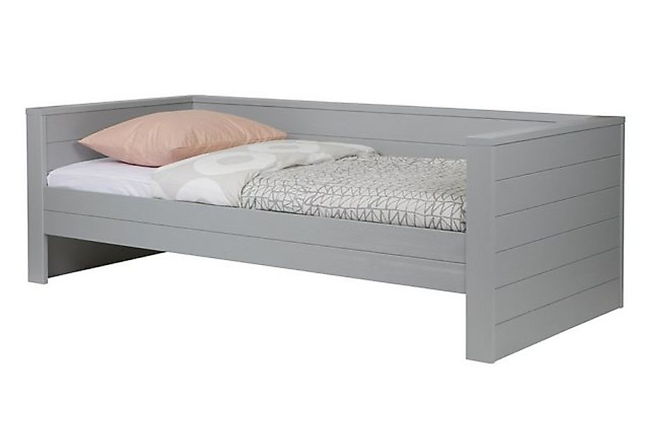 WOOOD Bettgestell Dennis Sofabett, Hellgrau günstig online kaufen