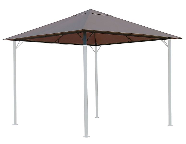 Quick Star Pavillon-Ersatzdach Ersatzdach Pavillon 3x3m Taupe / Beigegrau R günstig online kaufen