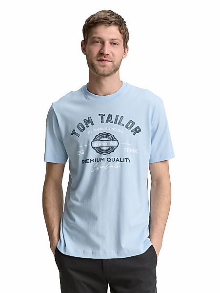 TOM TAILOR T-Shirt, mit großem Logofrontprint günstig online kaufen