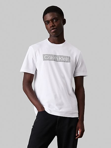 Calvin Klein T-Shirt BOX STRIPED LOGO günstig online kaufen