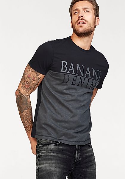 Bruno Banani T-Shirt, kurzärmelig, schmal geschnitten, Casual-Stil, aus Bau günstig online kaufen