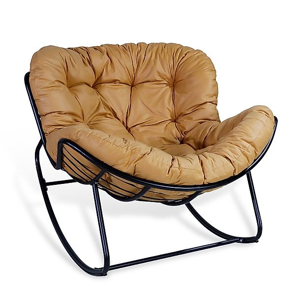 CCLIFE Schaukelsessel Schaukelstuhl Wohnzimmer Schaukelsessel Relaxstuhl günstig online kaufen