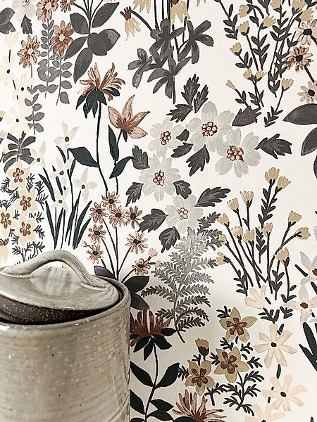 Newroom Vliestapete, strukturiert, Blumentapete, Floral günstig online kaufen