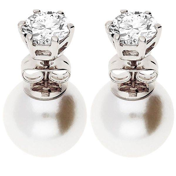 LÖB Paar Ohrstecker Silber Ohrringe Zirkonia günstig online kaufen