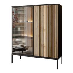 Lookway Hochschrank ECLIPSE WT104 niedrige Vitrine günstig online kaufen