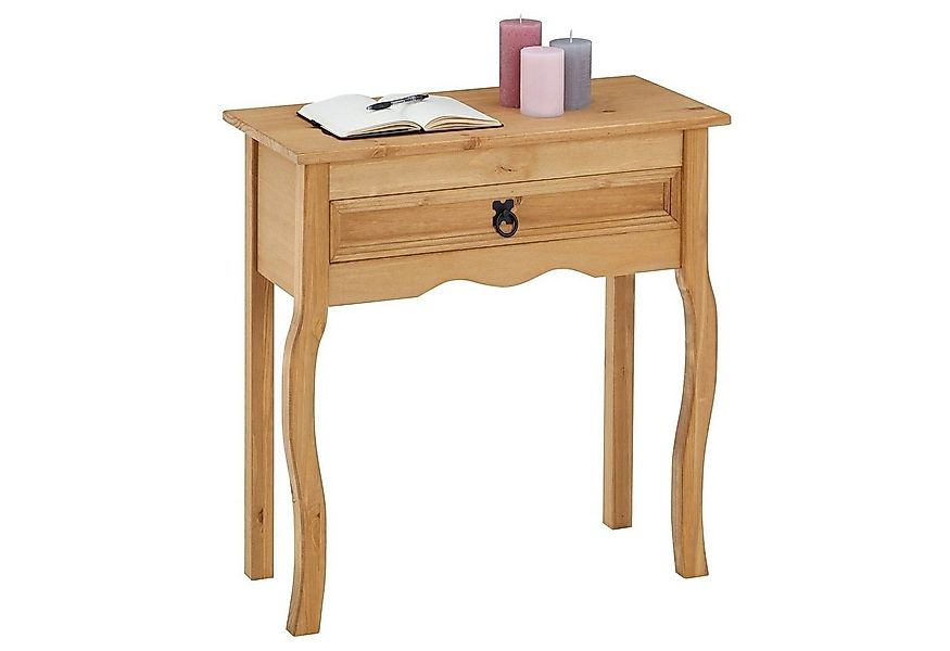 CARO-Möbel Konsolentisch SALSA, Schmaler Beistelltisch mit Schublade im Lan günstig online kaufen