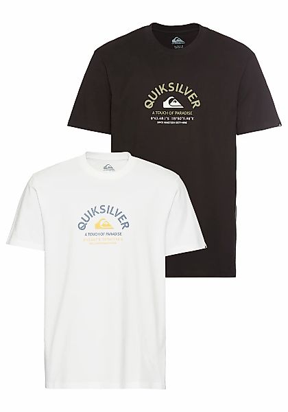 Quiksilver T-Shirt "BEST PLACE SHORT SLEEVE TEE PACK YM", (Packung, 2 tlg., günstig online kaufen