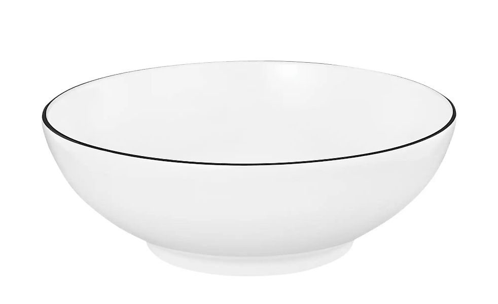 Seltmann Weiden Dessertschale  Lido Black Line ¦ weiß ¦ Porzellan Ø: 15 Ges günstig online kaufen