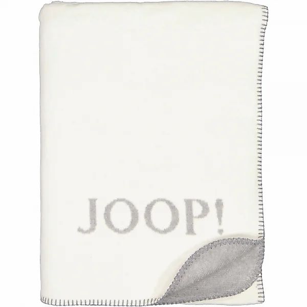 JOOP! Wohndecke Melange-Doubleface - Größe: 150x200 cm - Farbe: Natur-Silbe günstig online kaufen