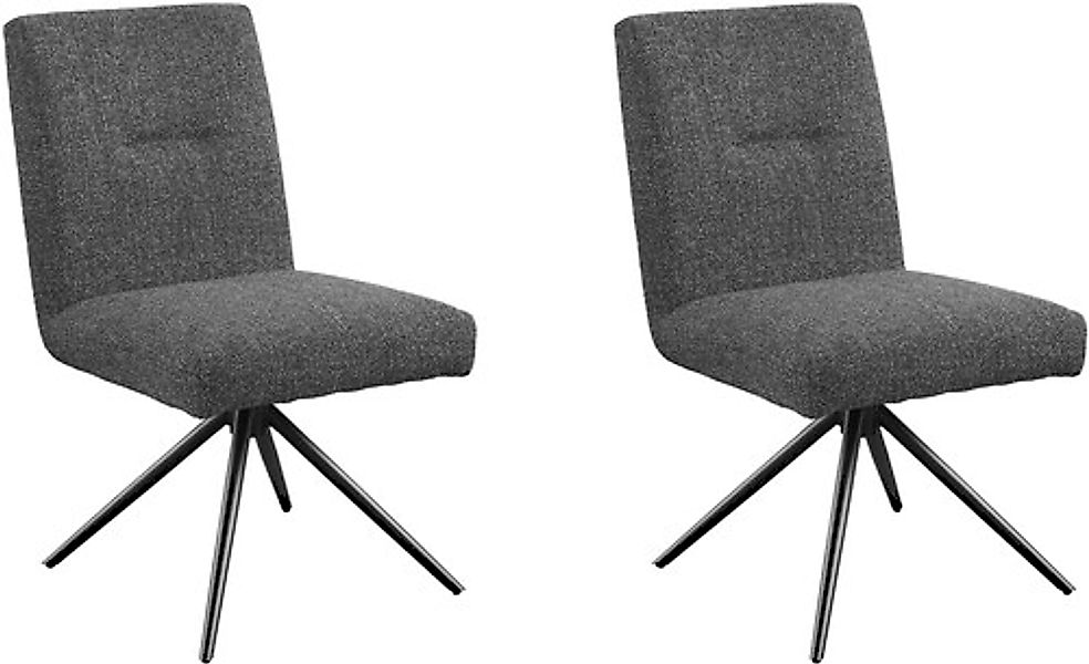 set one by Musterring Esszimmerstuhl »Tracy« () 2er-Set, Stativgestell schw günstig online kaufen