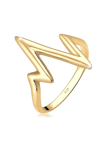 Elli Fingerring Herzschlag 925 Silber günstig online kaufen