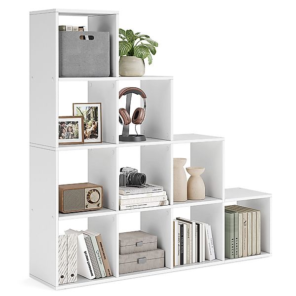 VASAGLE Bücherregal, Raumteiler, Würfelregal, viel Stauraum, günstig online kaufen