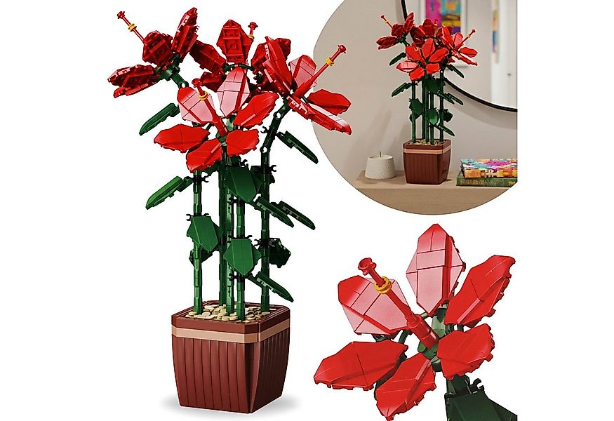 Sarcia.eu Bausteine Rhododendron, kompatibel mit LEGO, Blumen im Topf, 617 günstig online kaufen