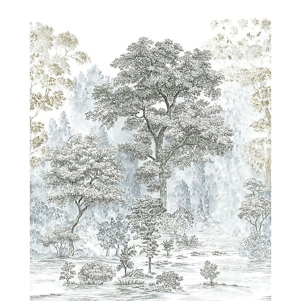Komar Vliestapete »Digitaldruck Vlies - Rising Roots - Größe 200 x 250 cm« günstig online kaufen