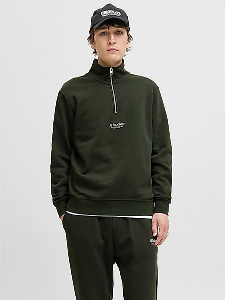 Jack & Jones Sweatshirt JJESOHO SWEAT QUARTER ZIP HN NOOS Baumwollmischung, günstig online kaufen