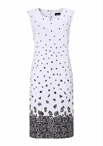 GOLDNER Abendkleid "Kurzgröße Etuikleid mit Blumenprint, Jersey" Gehschlitz günstig online kaufen