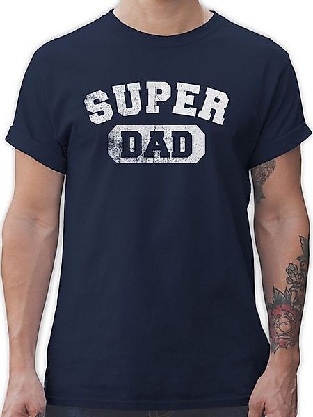 Shirtracer T-Shirt Super Dad Bester Papa Geschenk Superheld Papa günstig online kaufen