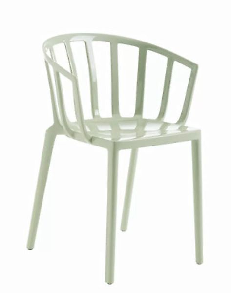 Stapelbarer Sessel Generic AC Venice plastikmaterial grün / Polykarbonat - günstig online kaufen
