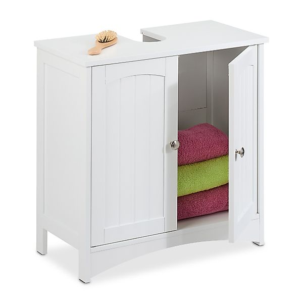 relaxdays Waschbeckenunterschrank mit Türe günstig online kaufen