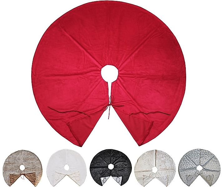 JACK Weihnachtsbaumdecke Kuschlige Christbaumdecke Rund Ø 120cm Weihnachtsb günstig online kaufen