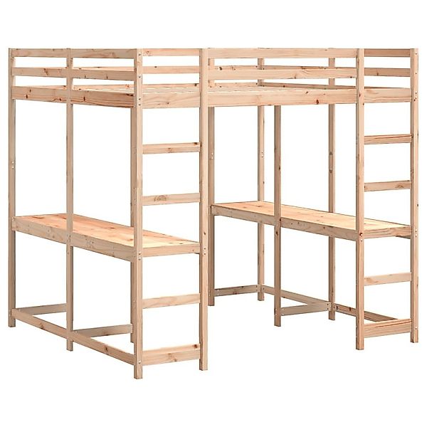 vidaXL Bett Hochbett mit Schreibtisch & günstig online kaufen