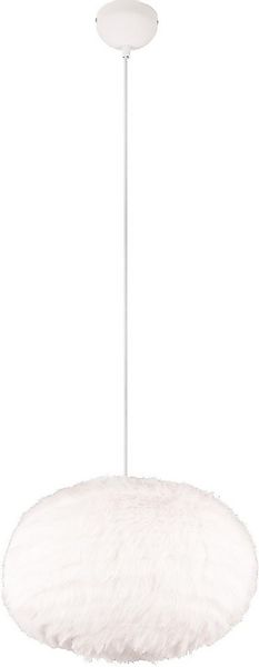 Reality Leuchten Pendelleuchte FURRY, höhenverstellbare Hängelampe mit Plüs günstig online kaufen