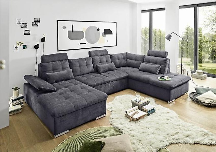 ED EXCITING DESIGN Wohnlandschaft Jakarta, mit Schlaffunktion, Bettkasten, günstig online kaufen