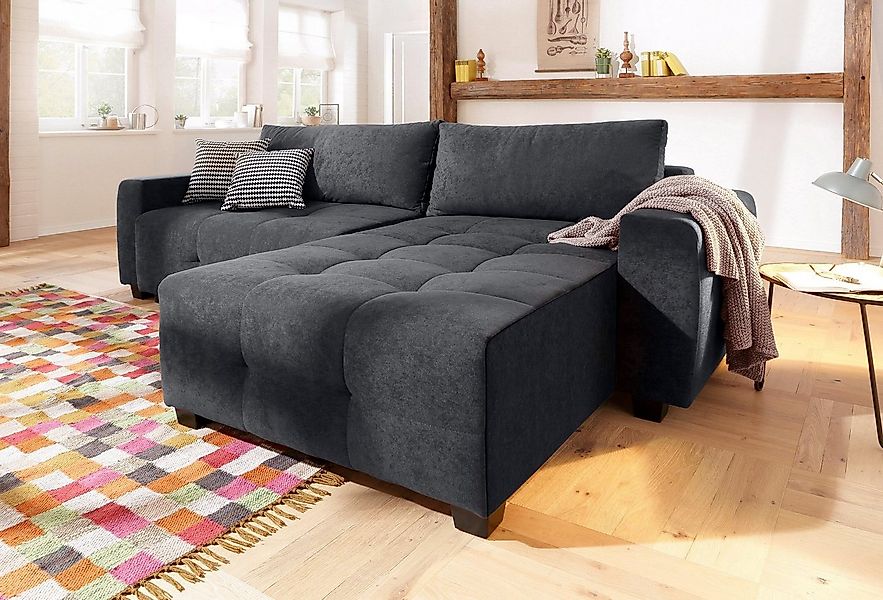 Home affaire Ecksofa Bella L-Form, B: 254 cm - OTTO. Verlässliche Qualität. günstig online kaufen
