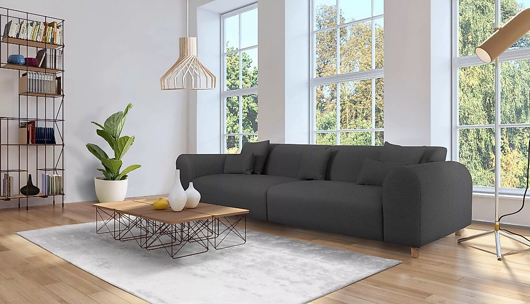 andas Big-Sofa »Svennis«, in 2 Bezugsqualitäten, B/T/H: 314/98/83 cm günstig online kaufen
