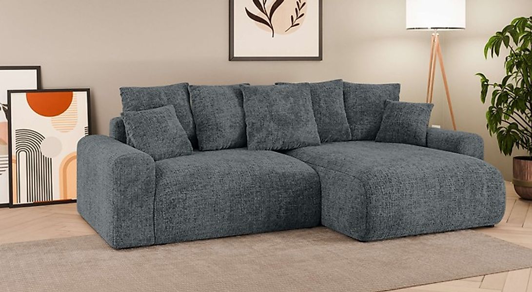 Home affaire Ecksofa »LAKESIDE klein mit Bettfunktion und Bettkasten, B/T/H günstig online kaufen