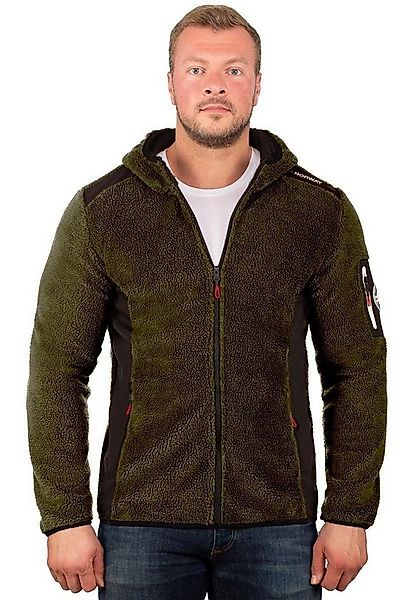 Geographical Norway Fleecejacke Herren Regular Fit Jacke batufour Khaki L M günstig online kaufen