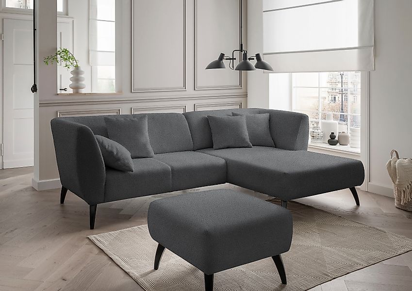 INOSIGN Ecksofa "Colori Polstermöbel mit zeitlos eleganter Rückenführung. L günstig online kaufen