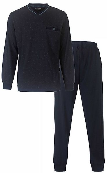 Paul Hopkins Schlafanzug Herren Pyjama lang (2 tlg) Baumwolle günstig online kaufen