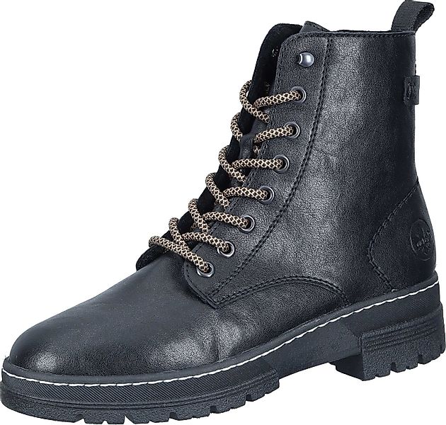 Rieker Stiefeletten Schnürstiefelette aus strapazierfähigem Synthetik günstig online kaufen