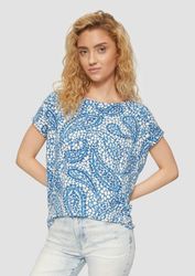 s.Oliver Kurzarmshirt T-Shirt T-Shirt aus Viskosemix günstig online kaufen