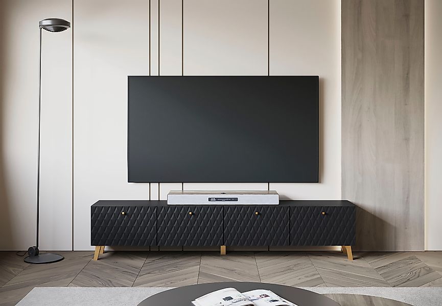 INOSIGN Lowboard "PHUKET", TV-Board mit Strukturfront, Breite ca. 190 cm günstig online kaufen