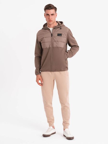 OMBRE Allwetterjacke Leichte Herrenjacke aus Materialkombinationen günstig online kaufen