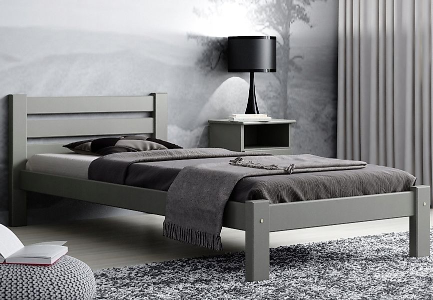 Home Collective Holzbett Einzelbett Massivholz Bett günstig online kaufen