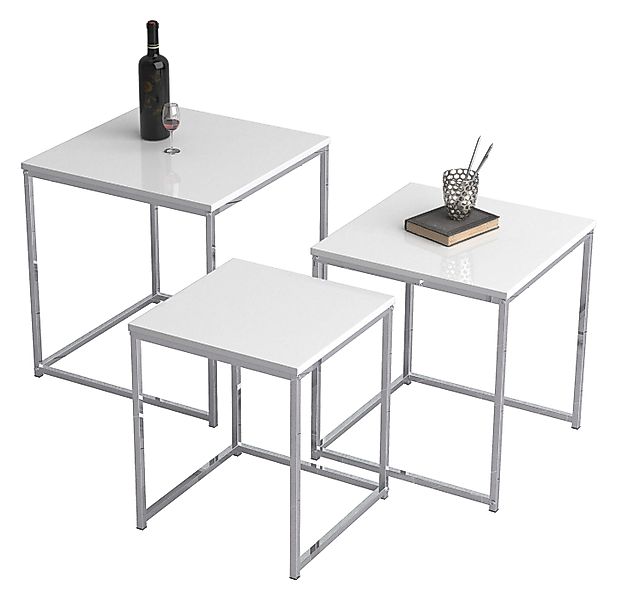 VCM Couchtisch 3-tlg. Set Beistelltisch Couchtisch günstig online kaufen