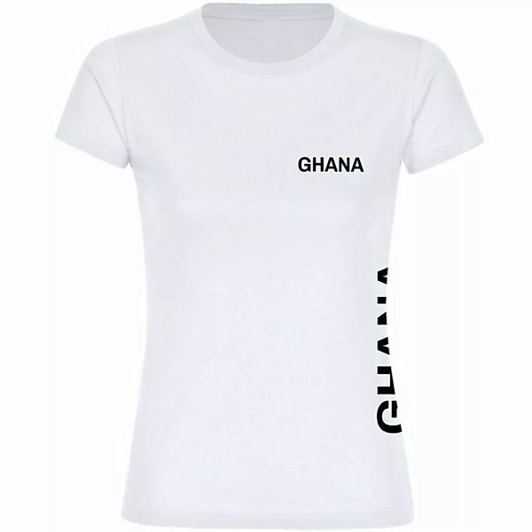 multifanshop T-Shirt Damen Ghana - Brust & Seite - Frauen günstig online kaufen