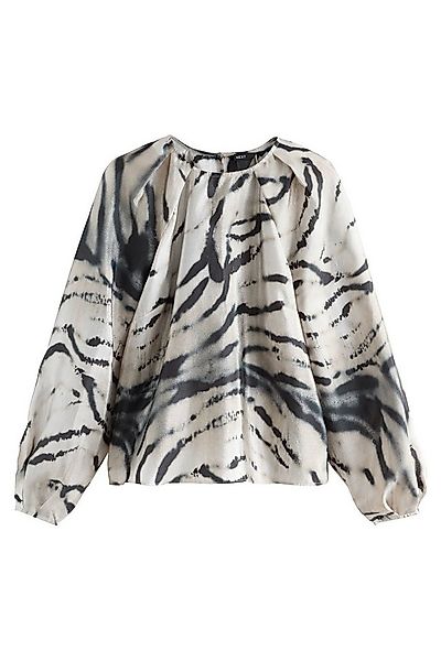 Next Langarmbluse Bluse mit voluminösen langen Ärmeln (1-tlg) günstig online kaufen