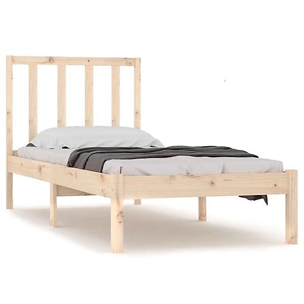 vidaXL Massivholzbett Kiefer 75x190 cm 2FT6 Small Single1083971 günstig online kaufen