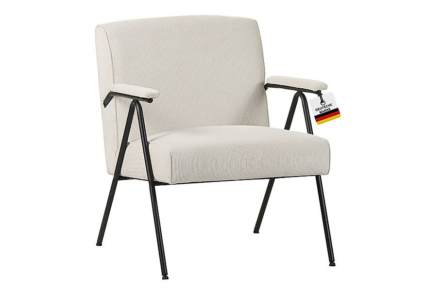 Albatros International Sessel Sessel Stanford Beige Vintage Design bequem S günstig online kaufen