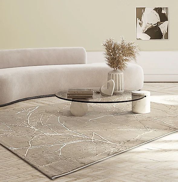 the carpet Teppich »Mila« rechteckig 8 mm Höhe moderner Wohnzimmer Teppich günstig online kaufen