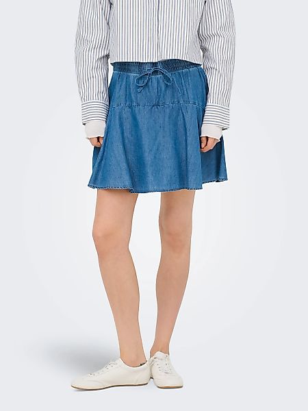 ONLY Hosenrock "ONLBEA ELAS STRING CUT SKORT DNM" Baumwollmischung günstig online kaufen