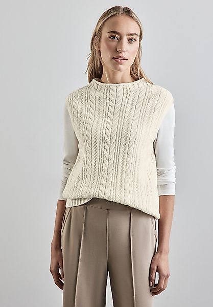 STREET ONE Kurzarmpullover, mit Stehkragen günstig online kaufen