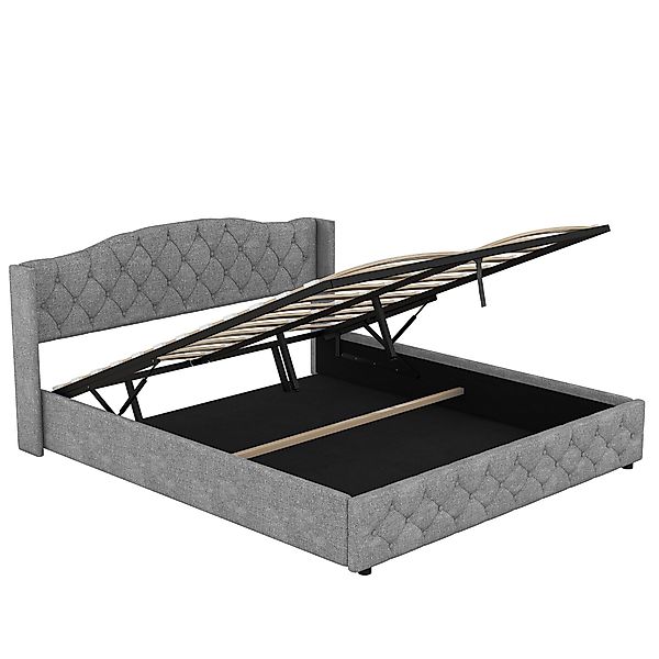 SOFTWEARY Polsterbett (Doppelbett mit Lattenrost und günstig online kaufen