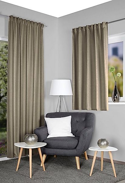 HOME WOHNIDEEN Vorhang ESKAMIO (1 St), Multifunktionsband, blickdicht, Ther günstig online kaufen